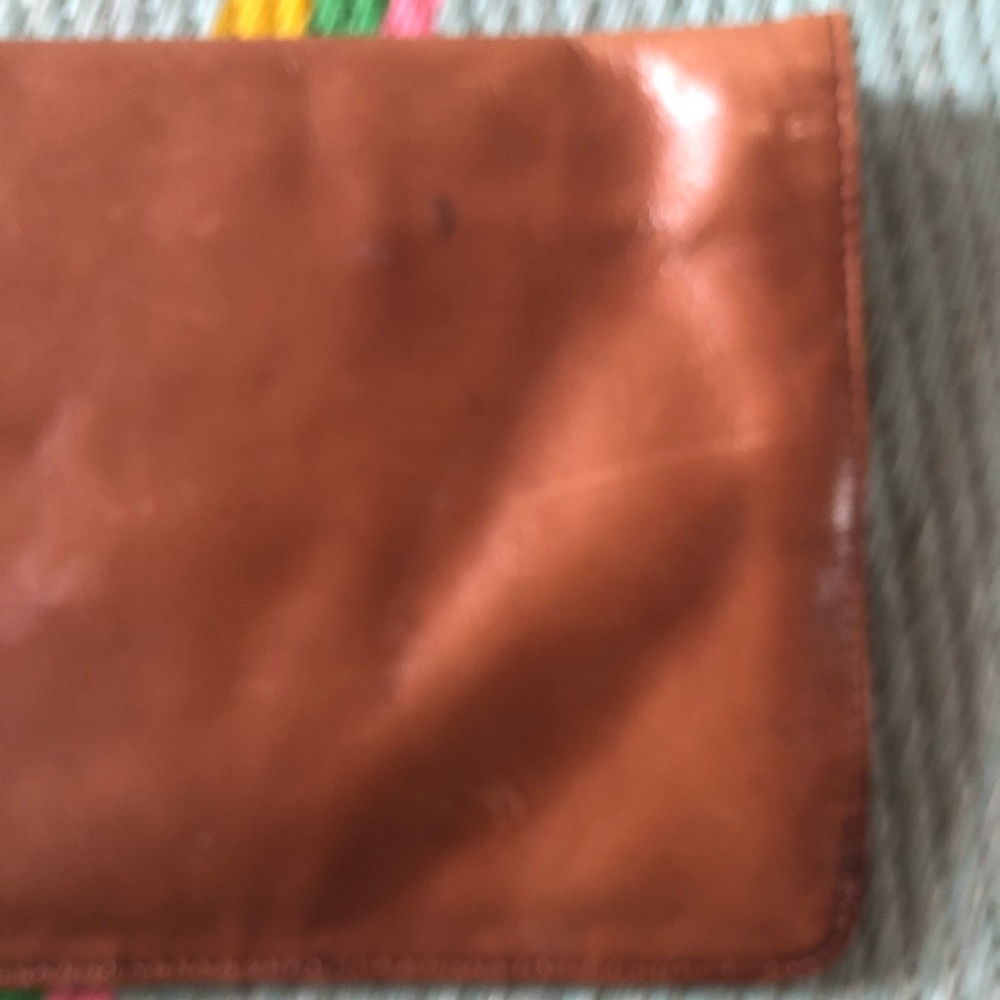 Vintage leather clutch - Picture 5 of 7